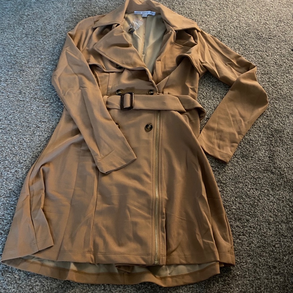 Trench coat dress
